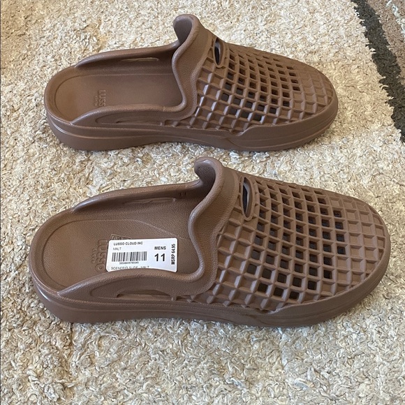 Lusso Cloud brown rubber sandals men’s size various main image 9